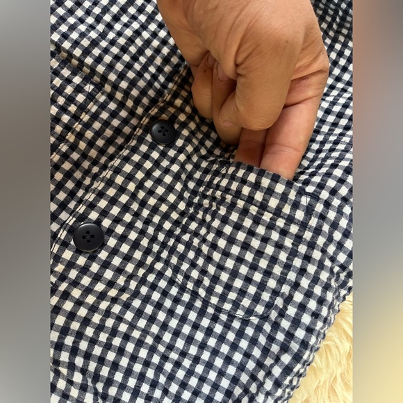 Searsucker short sleeve onesie - Picture 4 of 4